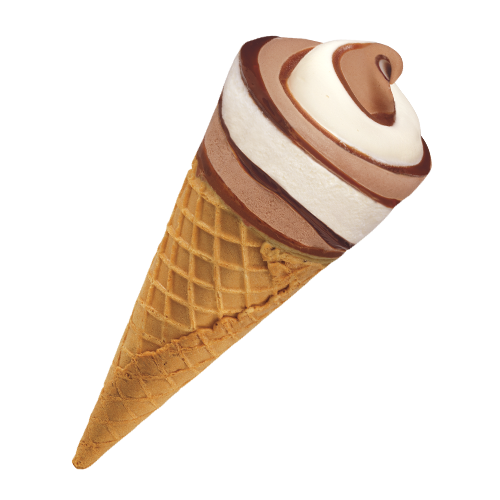 Twist Cone Chocolate Vanilla