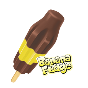 Banana Fudge Bomb Pop Jr®