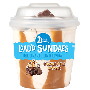 Load'd Sundaes® Caramel Fudge Brownie